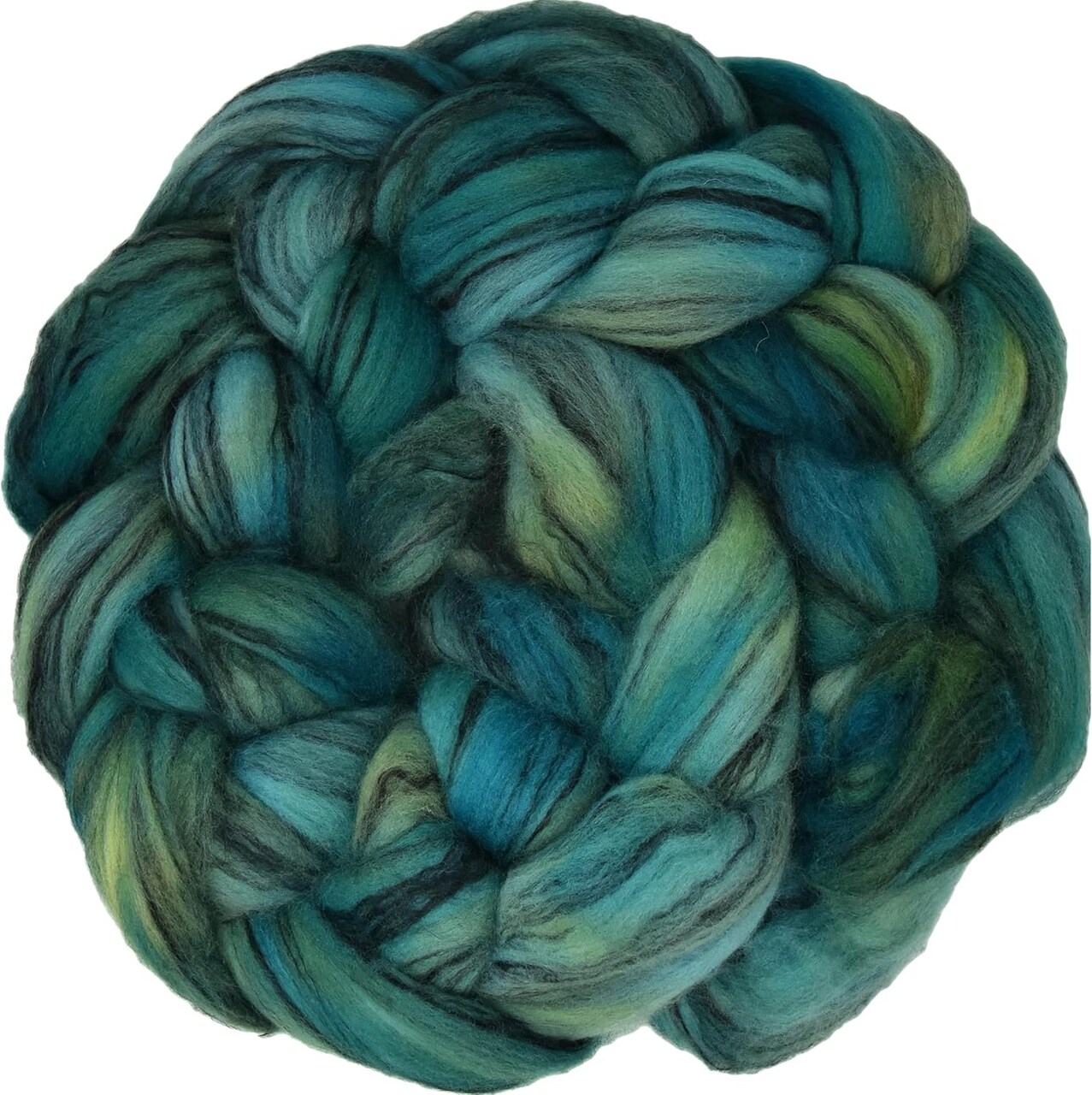 Hand Dyed Merino Wool Roving Blended with Tencel: Gorgeous tonal colorways for easy needle felting, hand spinning or weaving. Choose 1oz or 4oz